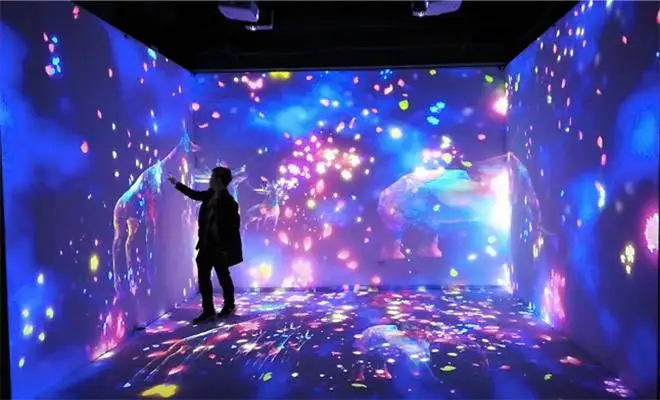 3D захватывающая комната голографическая Интерактивная настенная проекционная игра с дополненной реальностью