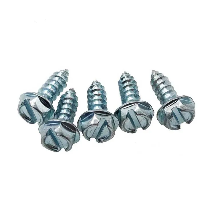 ansi standards 1/4 slotted hex washer head self tapping screw for sheet metal