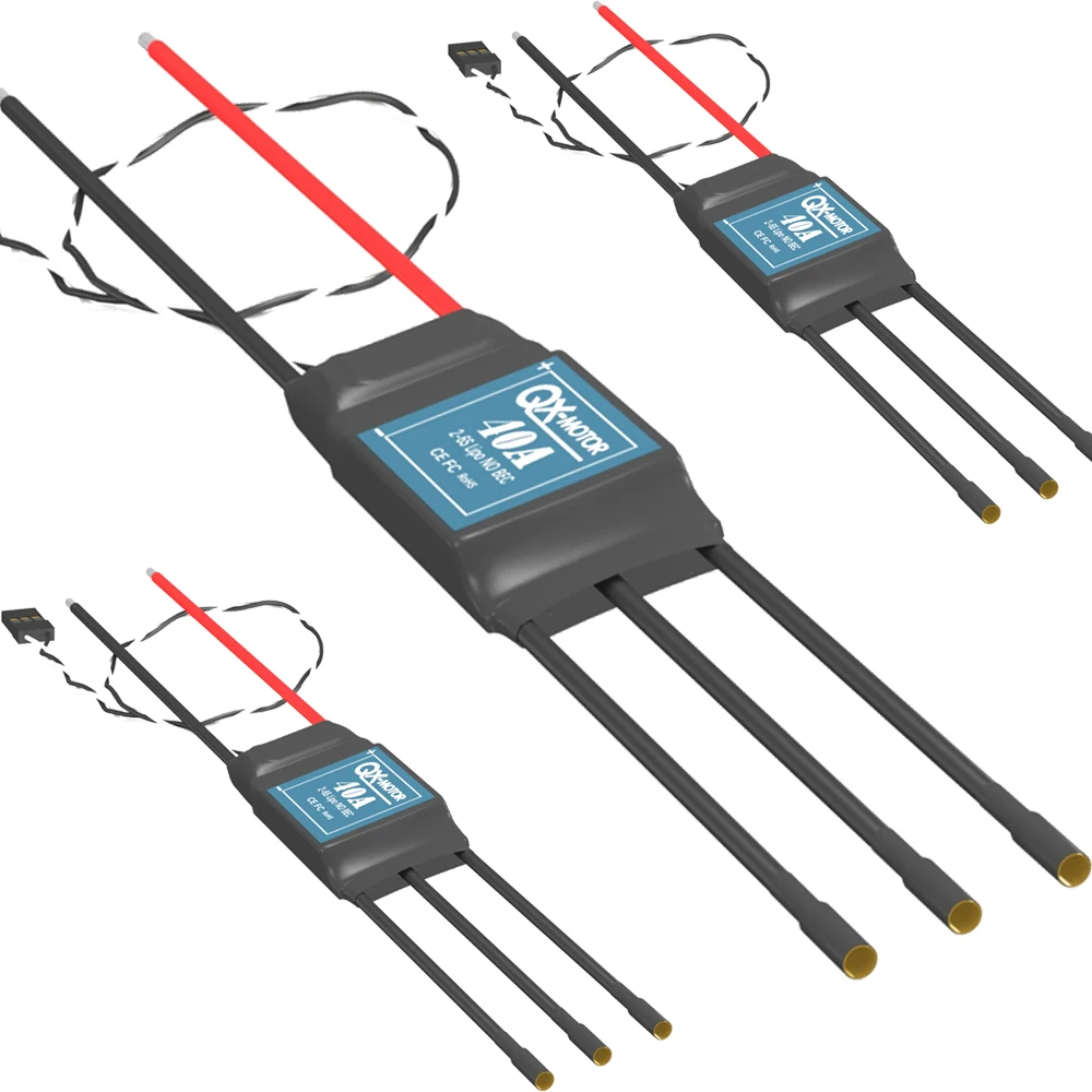 QX-MOTOR 40A 2-6S Lipo No BEC brushless ESC for model aircraft RC remote control toy model parts