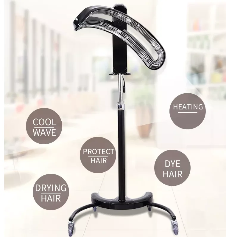 Factory Direct Sale Hooded Hair Dryer Professional Salon With Diffuser Lcd Ionic Blow Stationed With CE Certificate