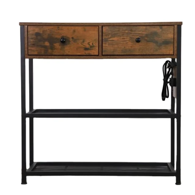 whole sale Luxury and Convenient high quality and practical home console table with drawer home furniture console entry table