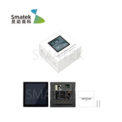 S6-NZE ODM Firmware Wireless or Wired 4' Asian Smart Home Touch Panel Screen Control Switch for Home Automation