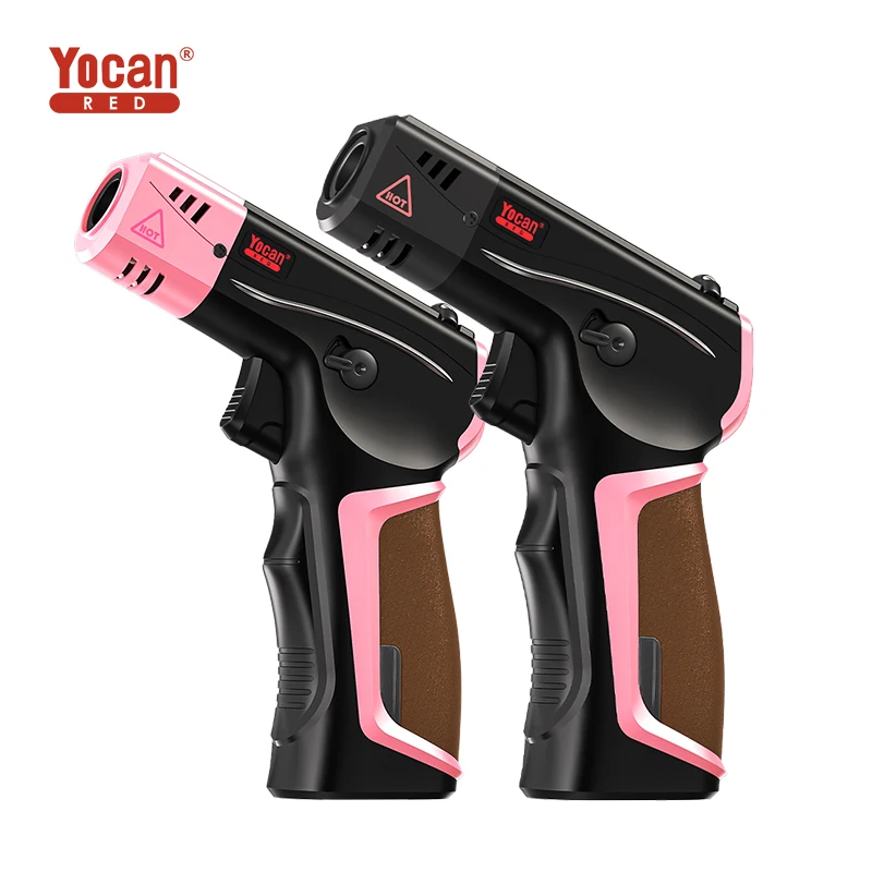 Hot Sale Gas Blow Kitchen Spark Mini Cigar Torch Lighter Jet Flame Custom Windproof Butane Lighter Torches