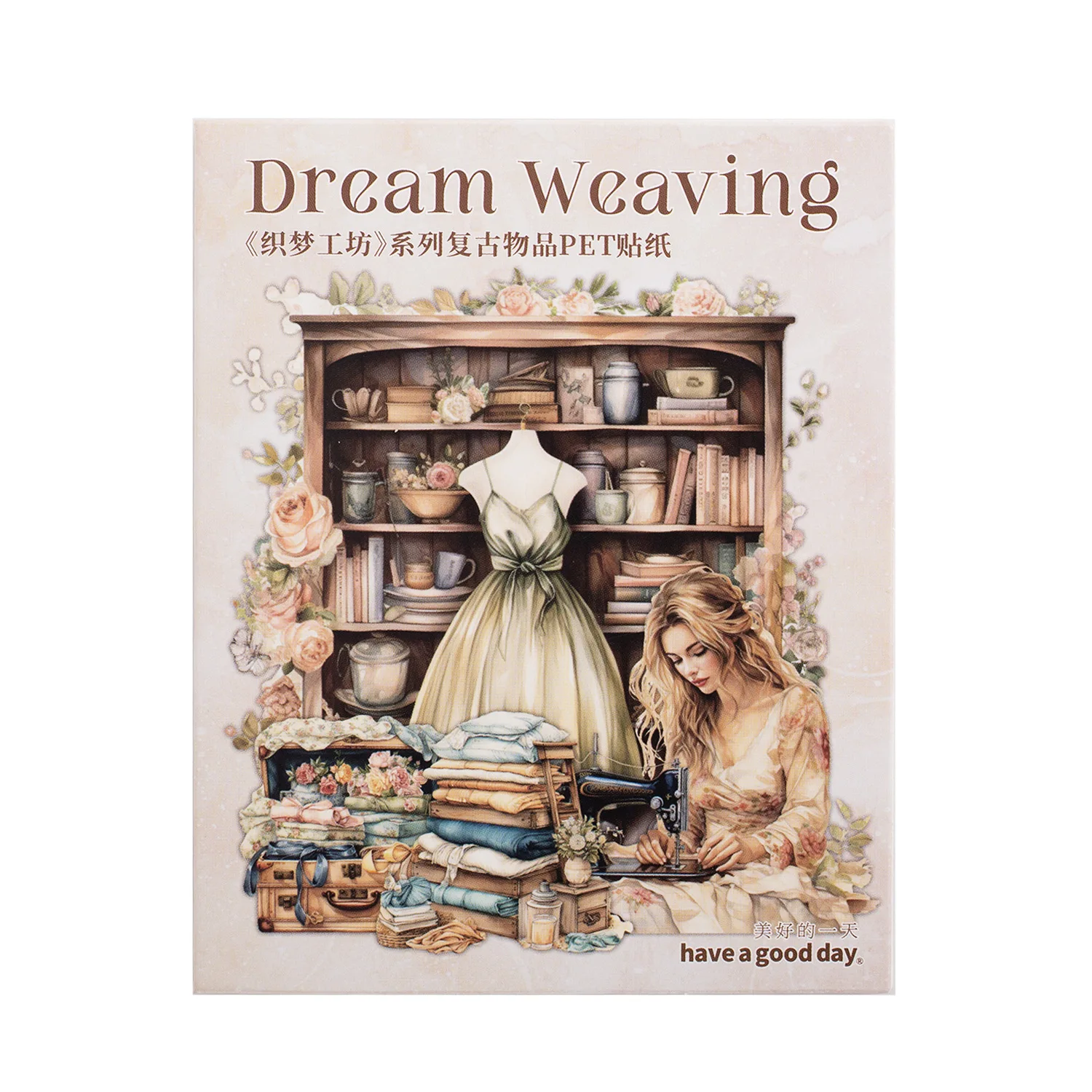 15 листов/упаковка наклейки для домашних животных серия мастерских Dreamweaver швейные изделия ручной счет декоративные 6 видов стилей