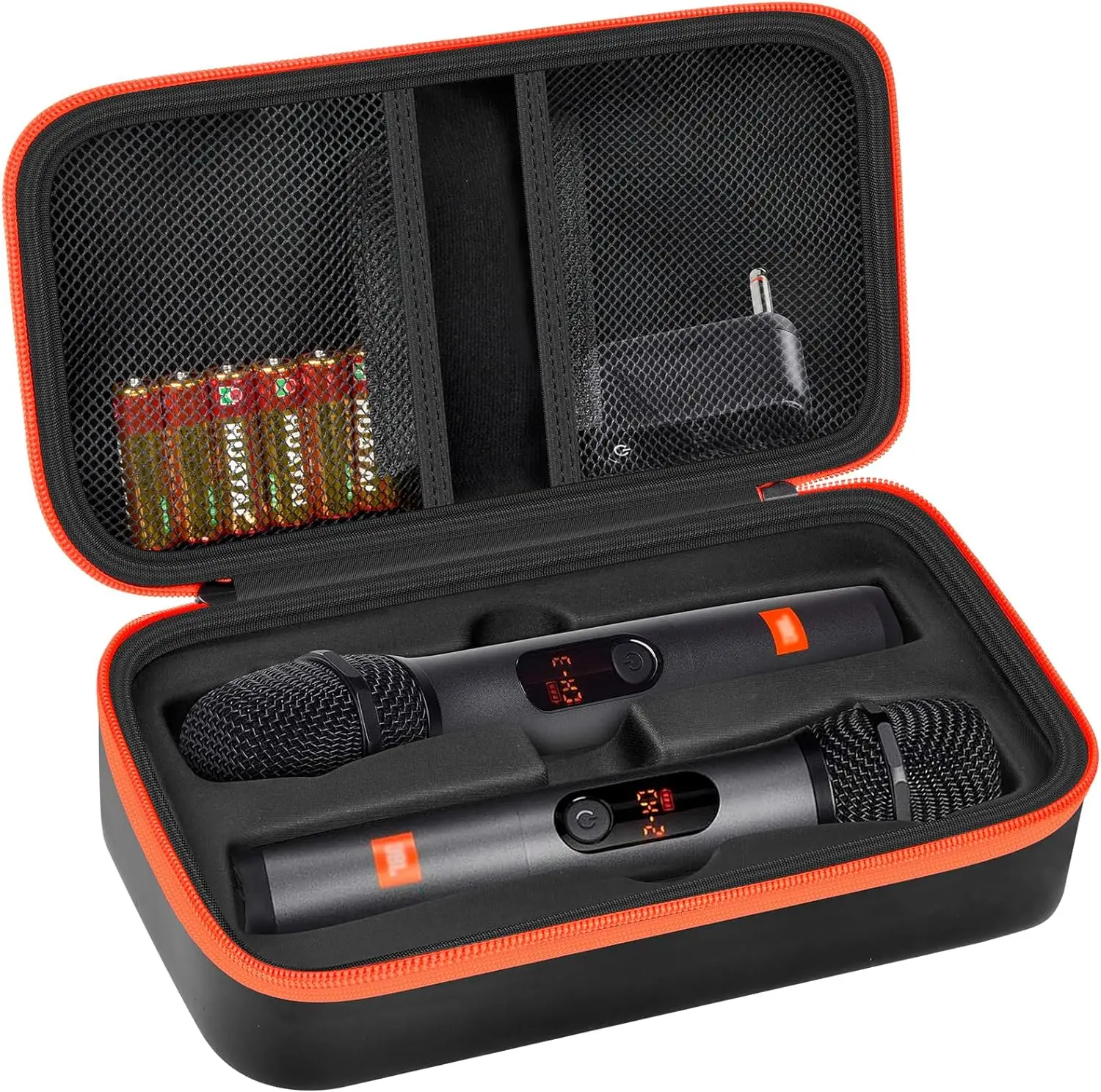 Custom Portable Hard Storage Case for Microphone Case Shockproof and Dustproof with Nylon and Polyester Carry EVA Microphone Bag