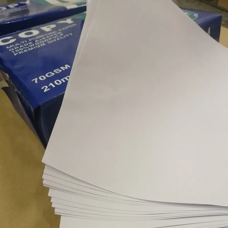 A4 копировальная бумага лучшего качества 80 gsm jumbo рулон офисной бумаги