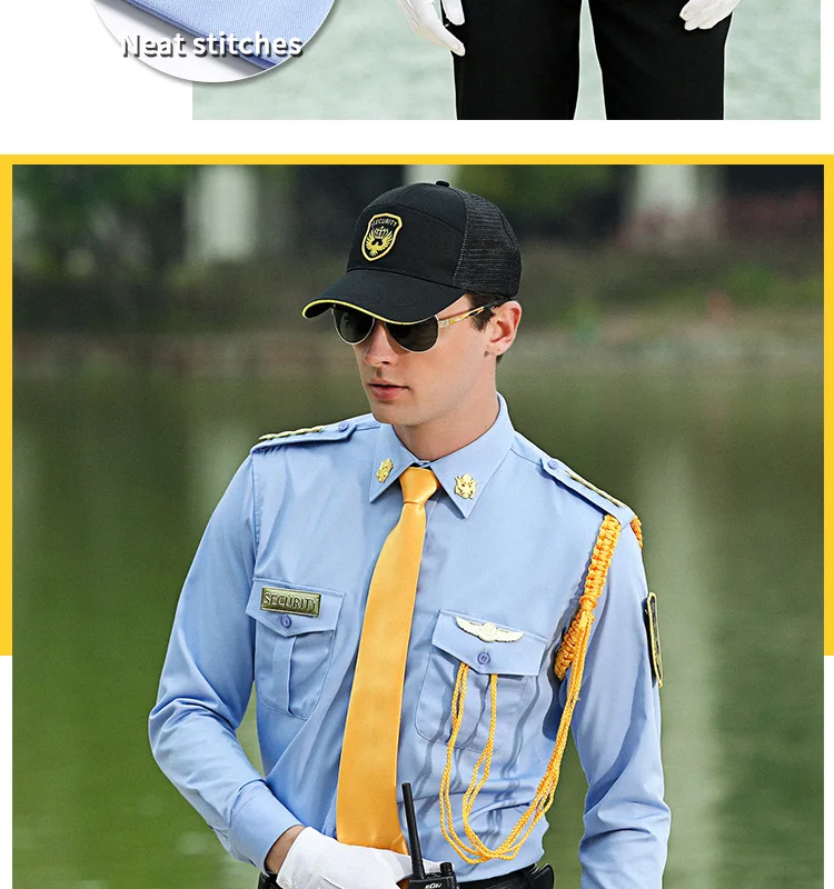 Security Company Hotel Officer Security Guard Uniforms Workwear Design