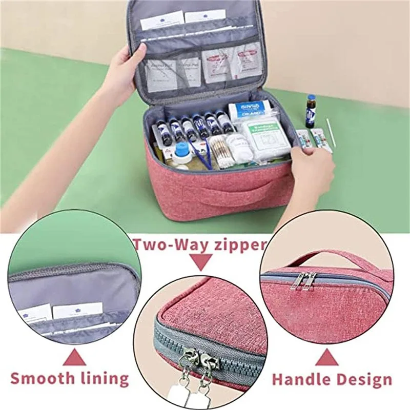 Large Capacity Document Storage Bag Carry-on Travel Organizing Bag Multi-function Certificate Storage Box