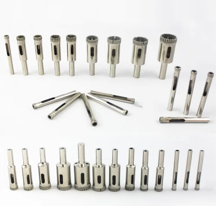 Cisivis Hot Sale high-class electroplate diamond core bits hollow core diamond drill bits for glass ceramic tile drilling