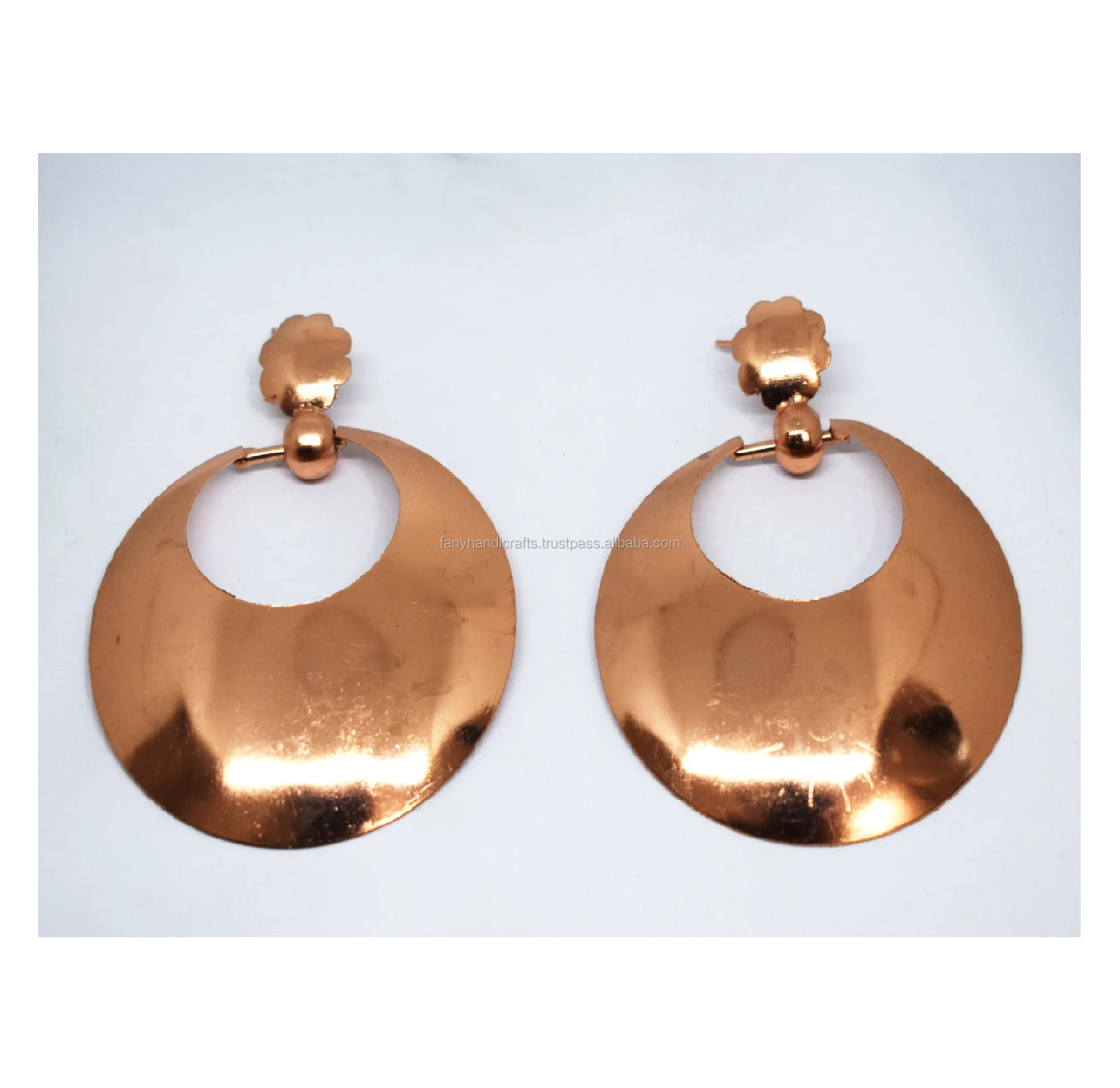 High Quality Handmade Jewelry For Women Fashion Jewelry Earring New Product Design Pure Copper Earrings
