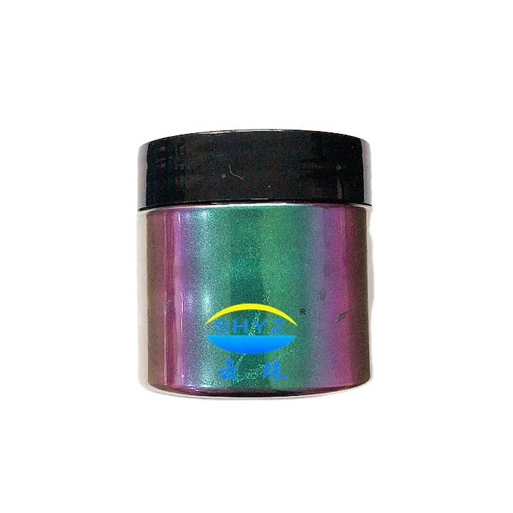 Color Shift Optical Chameleon Effect Variable Mica Pigment Nail Acrylic Color Change Powder Sample Set Inorganic Pigment CN;SHG