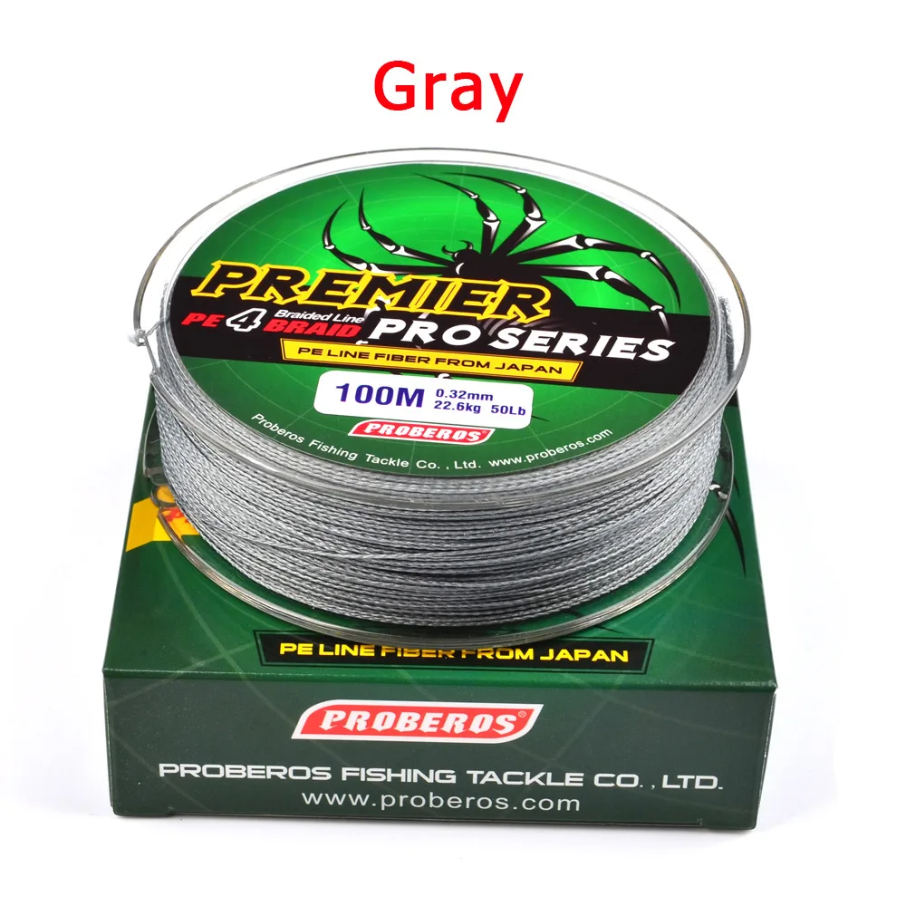Horizon 4 Braid Line Fishing Thread 100M 6LB-100LB PE Tali Pancing Japan Braided Fishing Line