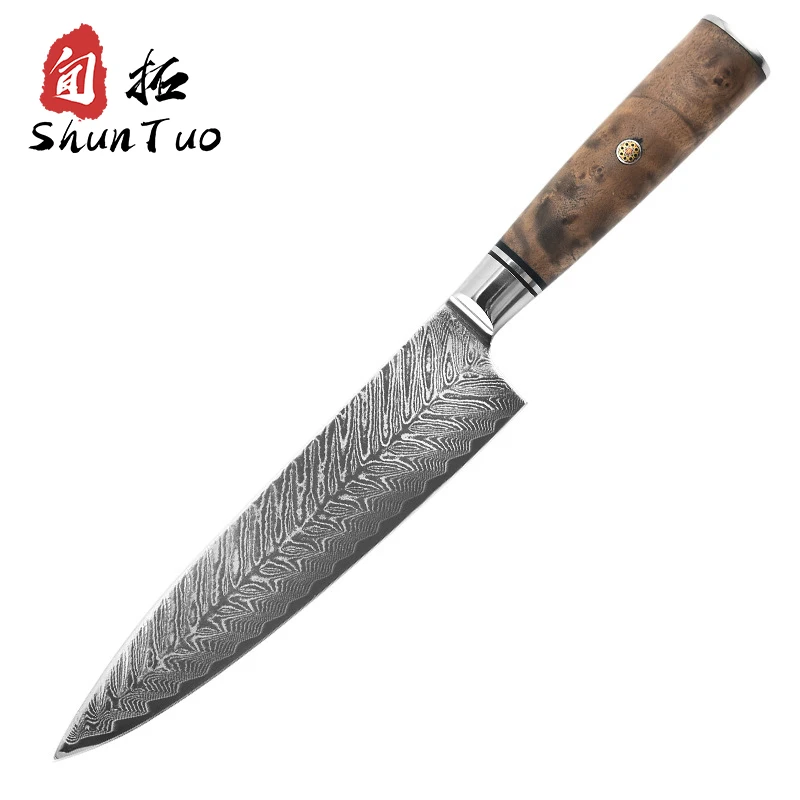 Damasco Japanese Vg10 Kitchen Knife For Peeling Cutting And Slicing Aus10 Aus8 14c28n 10cr15comov Damask Chef Knife Set