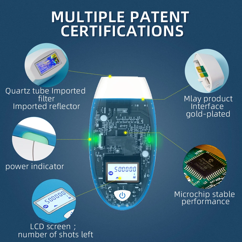 Mlay M3 Hot Selling Quality Mini Ipl Home Use Portable Ipl Laser Hair Removal Device