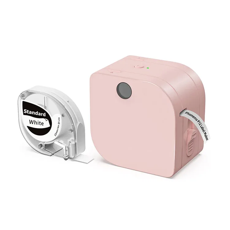 Аппарат для изготовления этикеток Phomemo P12, принтеры, портативный принтер для наклеек для организации небольших этикеток, маркер с синими зубьями, устройство для изготовления этикеток