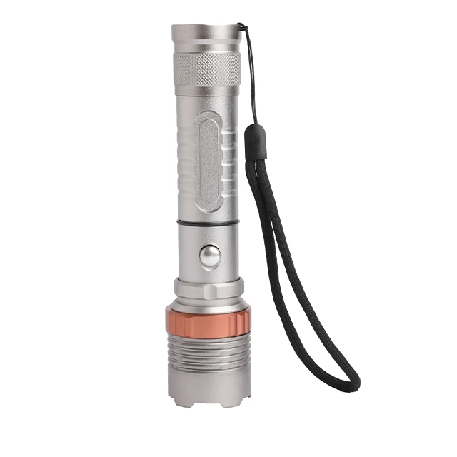 Lotus hammer High Lumens Rechargeable Multi-purpose Self-defense Portable Telescopic Zoomable Handybrite Led Flashlight