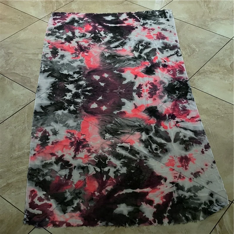 wholesale factory make  printed long scarf 100% polyester voile scarf
