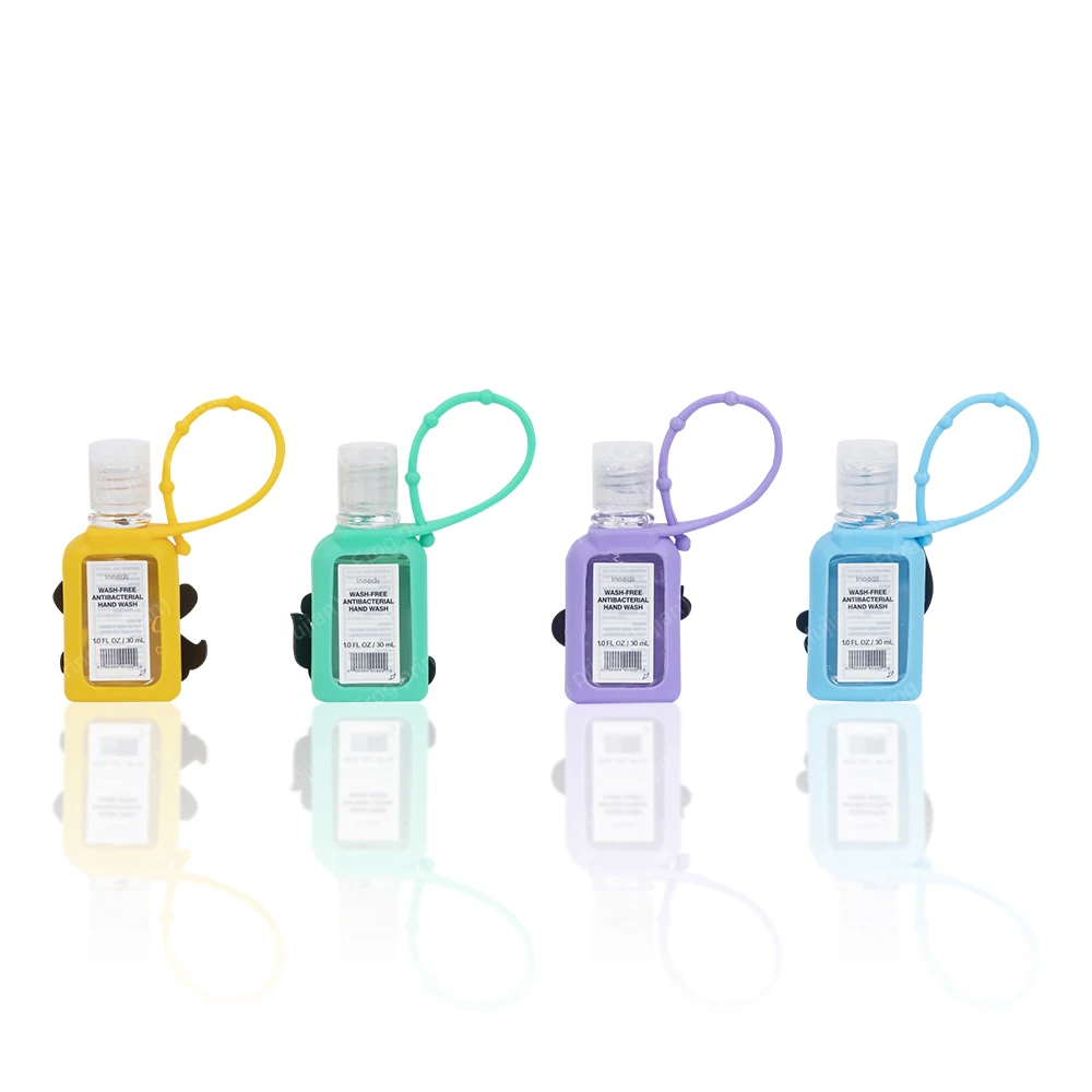 30 ml Portable Mini Alcohol Hand Sanitizer With Silicone Holder