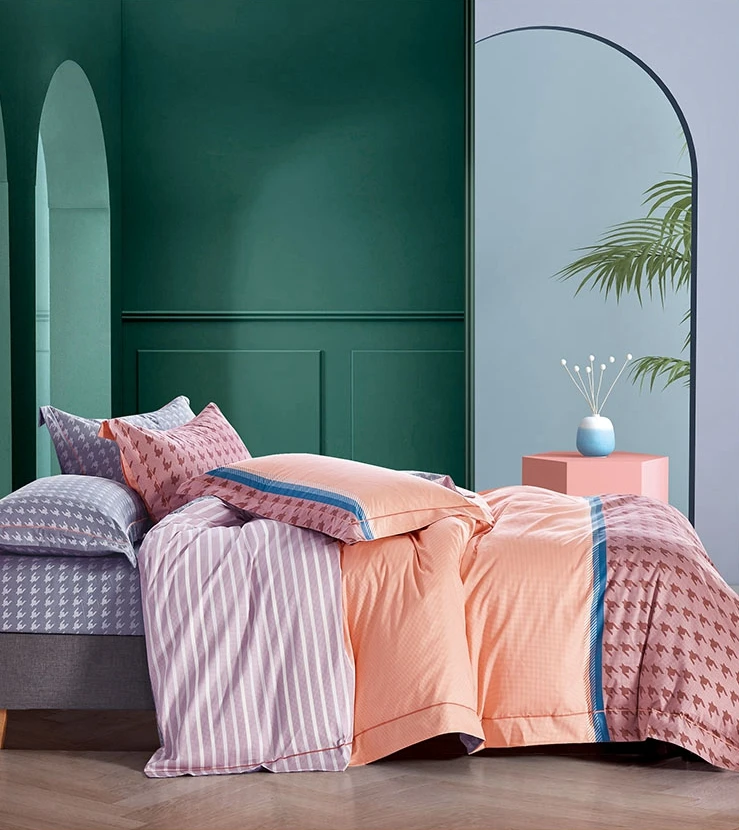 100% cotton hot design comforter set