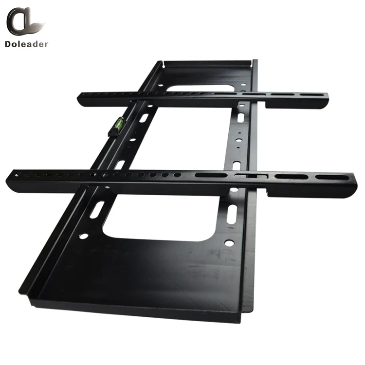 
Universal black TV shelf wall mount fixed bracket for DVD 