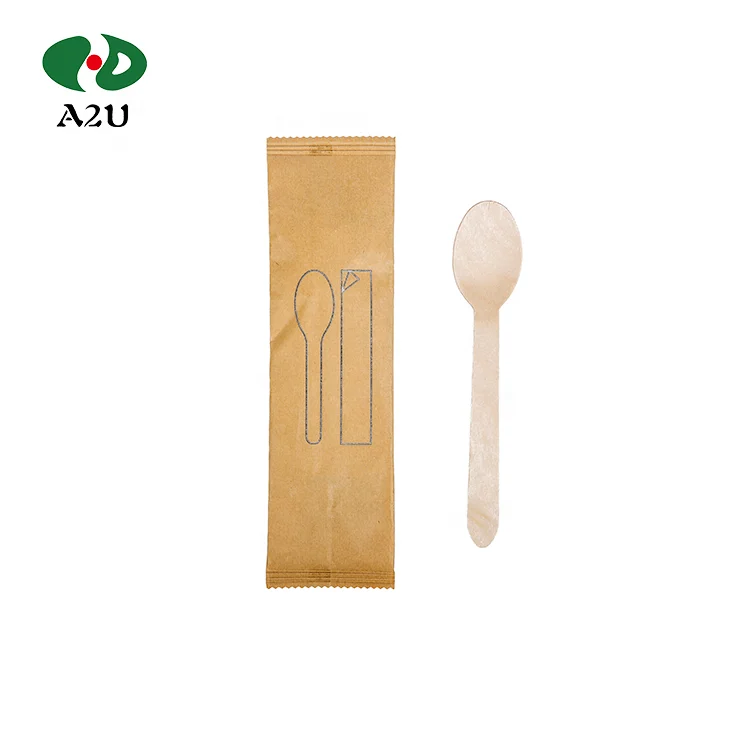 Attractive Eco Friendly Wooden Disposable Knife Fork Spoon