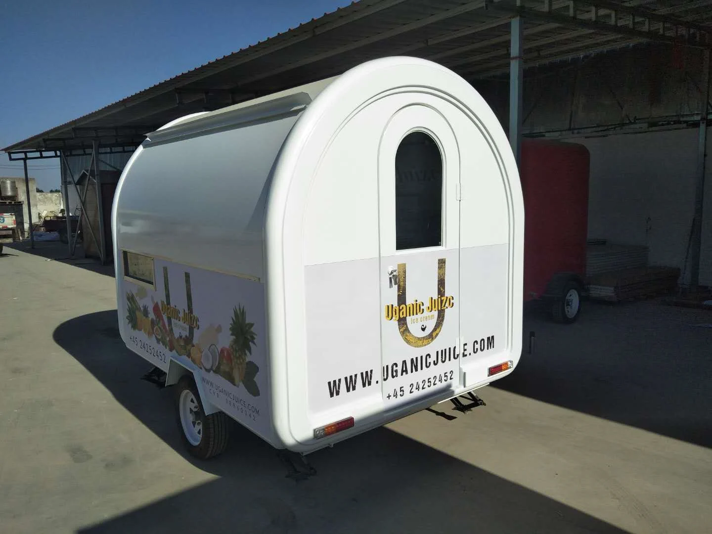 Американская корзина для еды нового дизайна и уличная корзина для еды Shawarma с подставкой для еды для продажи закусок в США