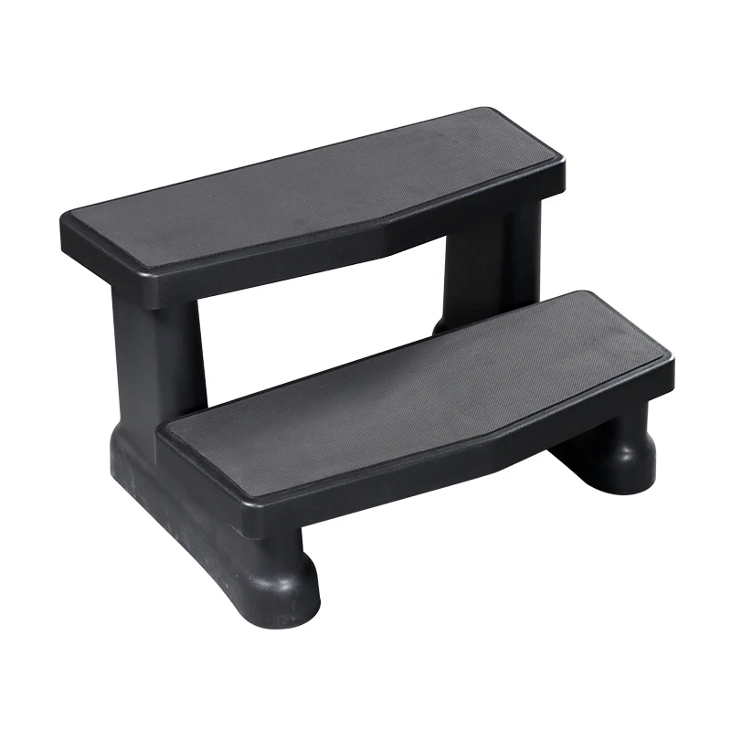 Fashion outdoor waterproof anti-slop plastic stairs step spa swimming pool ladder for sale with a cheap price