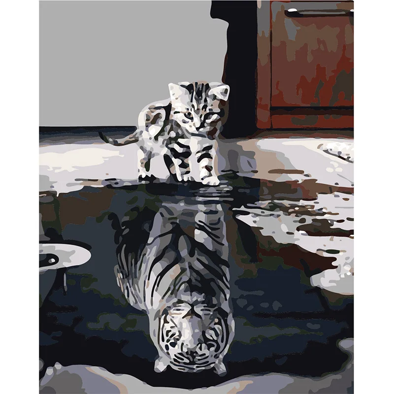 High quality DIY Oil Painting Set  40*50CM Paint By Number For Adult & Kids