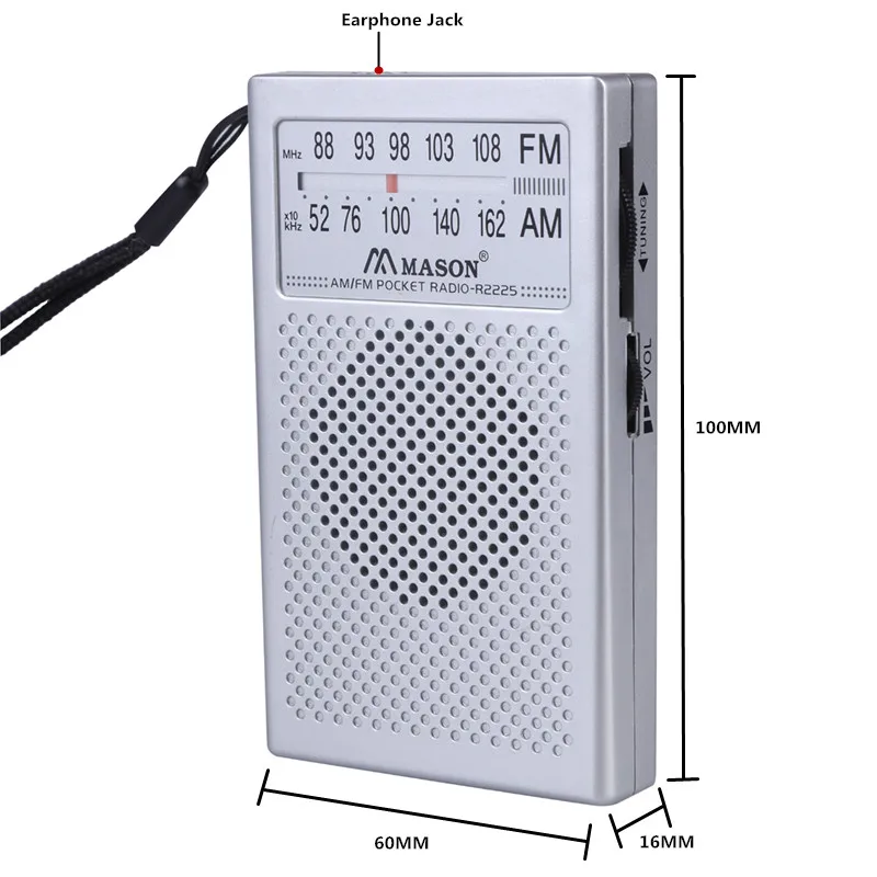 Elderly Gift pocket am and fm 2 bandsmini portable radio receiver for sale