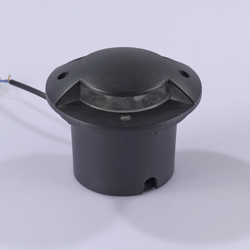 Four Side LED Buried Lamps Waterproof Underground Light 3000K 6W Inground Floor Deck Garden Yard Lighting
