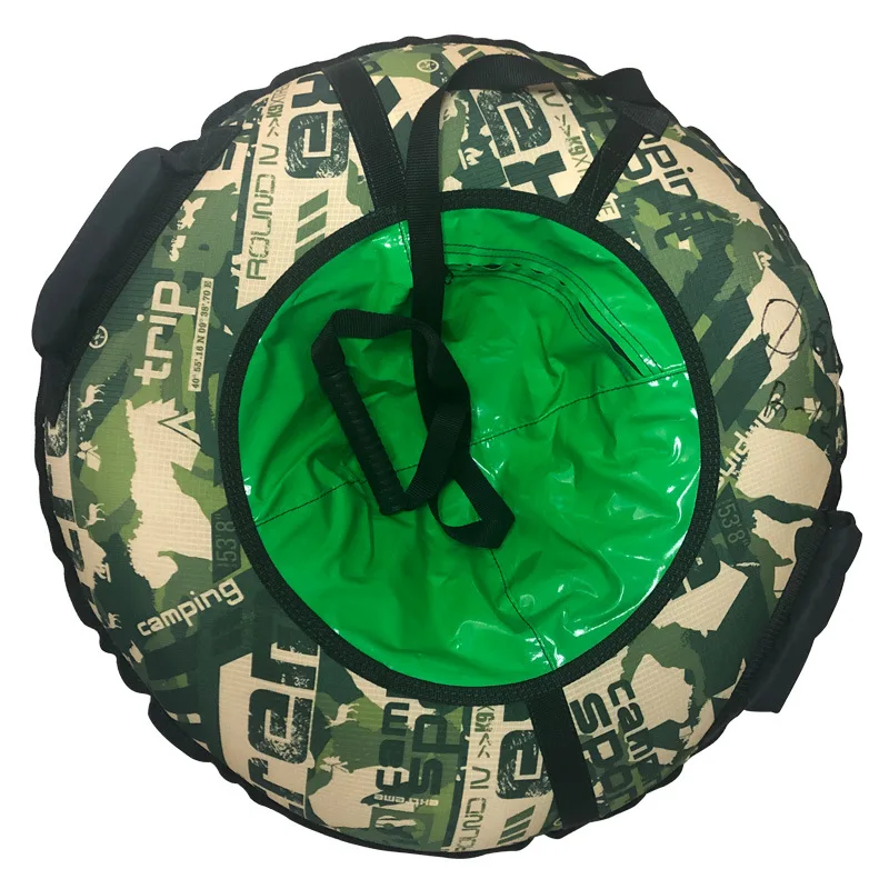 Winter Thickened Inflatable Snow Sledding Tubing Heavy Duty Inflatable Snow Tube Inner Tube for Skiing