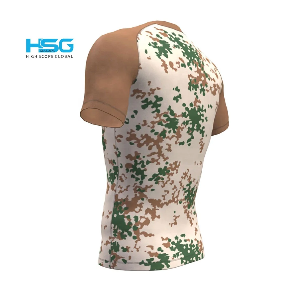 Hot seling best design customized Rash guard short sleeve  manufacturer design your own mma rash guard