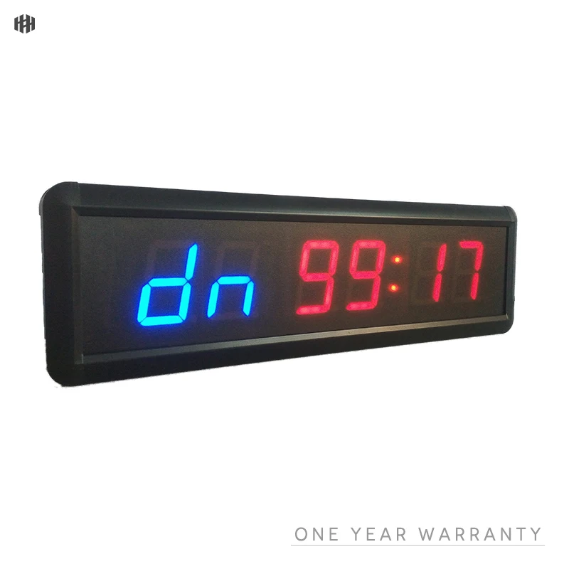 1.8 Inch led interval alternate programmable interval repeat gym countdown timer clock