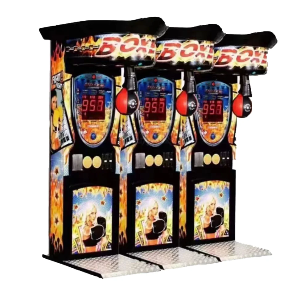 Factory Cost Coin Operated Arcade Electronic Boxing Game Machine Ultimate Punch Boxing Game Machine For Sale
