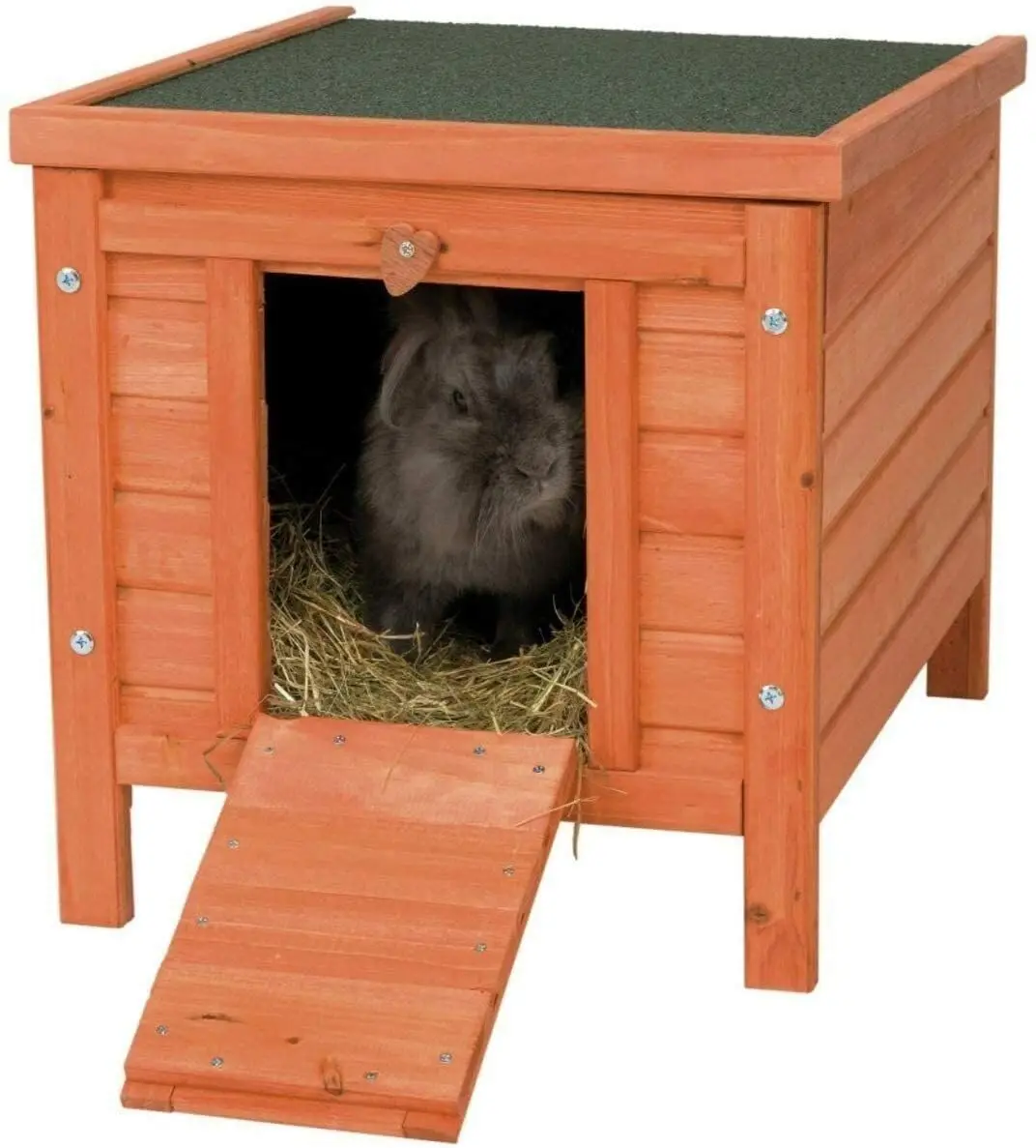Wood Bunny Cage Rabbit Hutch Chicken Coop Pet House for Small Animals