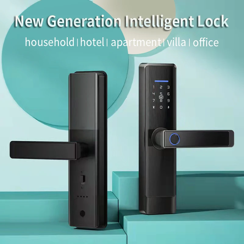 New Design Generation Intelligent Security Password Lock TT Lock Support IC CARD Multiple Ways Door Lock
