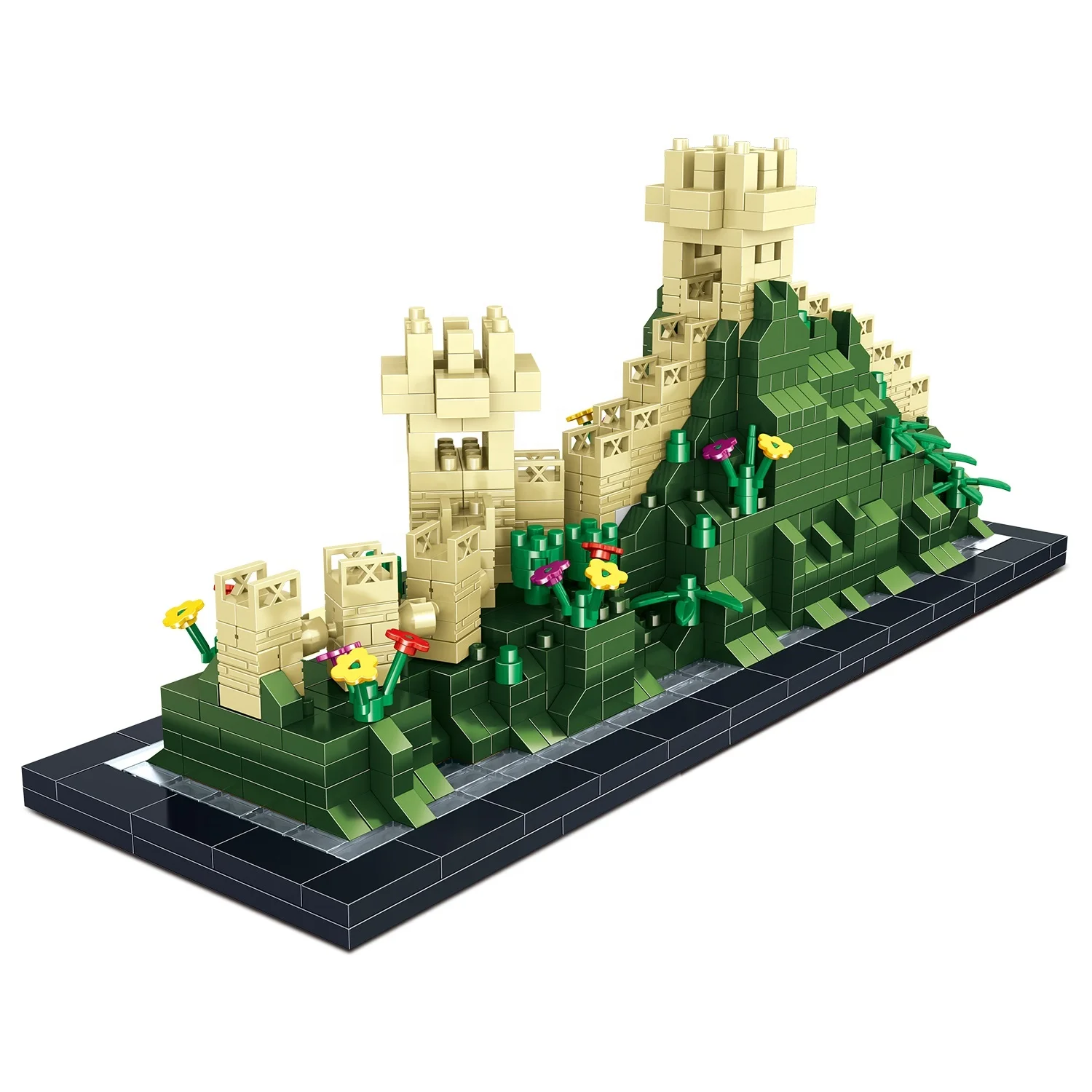 Most Welcomed Building Blocks Compatible Major Brands Bricks The Great Wall Building Mountain Road Blocks Sets Toys