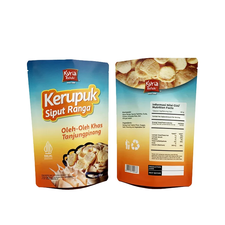 Печать на заказ красочный дизайн упаковка для картофельных чипсов пластиковые банановые кокосовые чипсы пищевых продуктов сумка-подставка