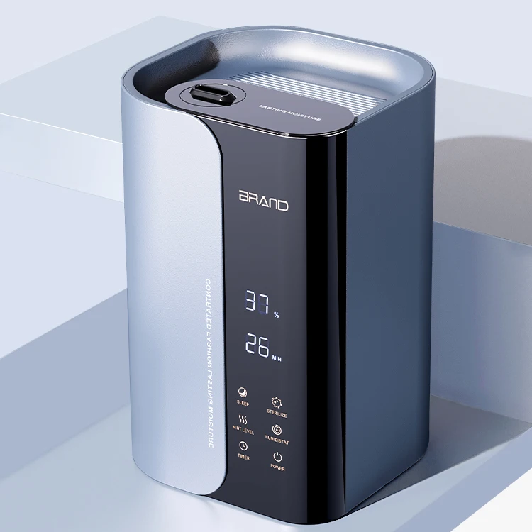 UV Digital Control LED Screen Heated Steam Cool And Warm Mist Ultrasonic Air Baby Bedroom Water Humidifier