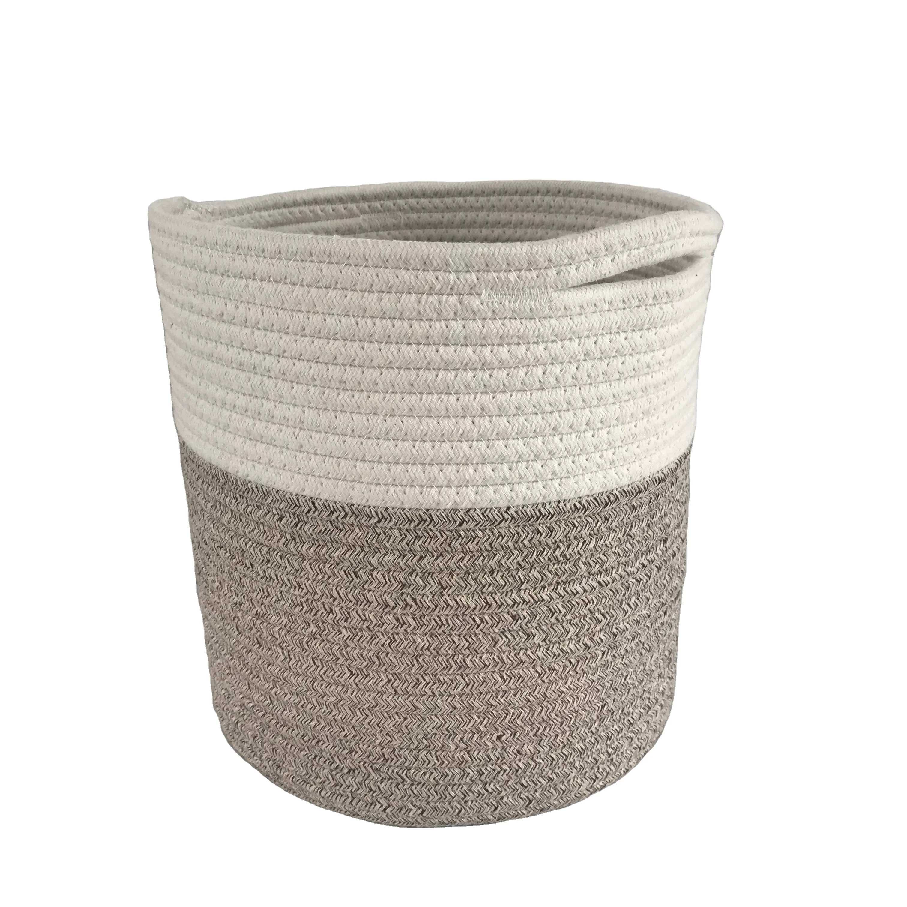 Hot selling Cotton Rope  Basket with simple handle