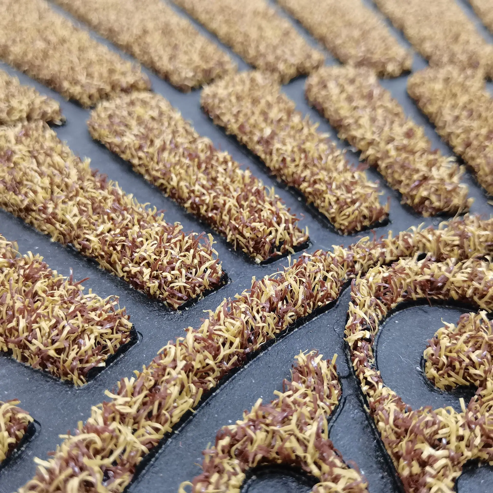 Manufacturer customised cheap carpet Rubber Personalised designs rug pp polyester Doormats custom entrance Door floor Mat