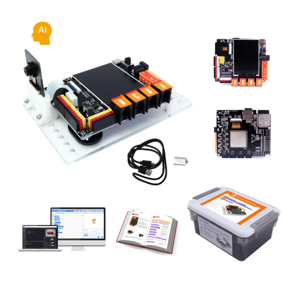 K210 ai wifi camera python educational robotic kit for school kids