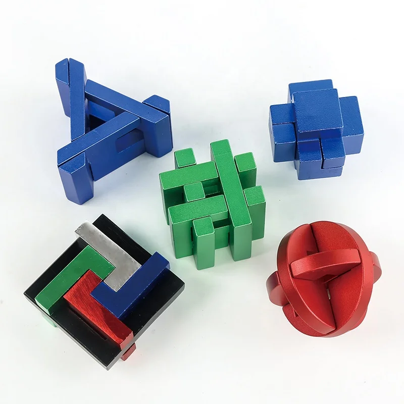 Пазлы с замком классическая металлическая головоломка волшебные головоломки игрушки для детей взрослых забавные