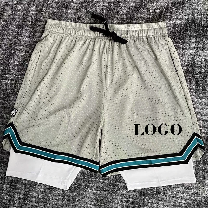 Мужские спортивные шорты из полиэстера 10