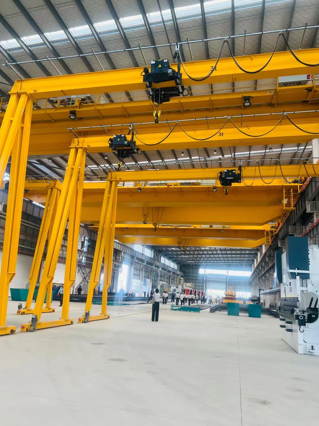 Heavy Duty Portal Gantry Crane Rail Track Mobile Single Girder Double Girder Gantry Crane