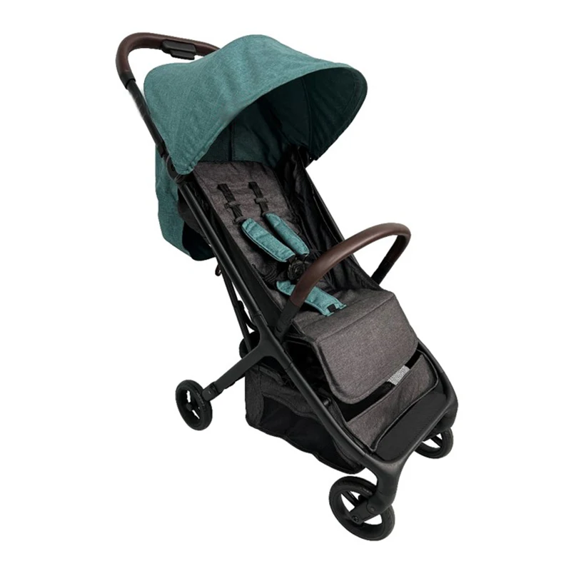 Brightbebe Lightweight Stroller Baby Compact Travel Buggy One Hand Foldable Two Ways Baby Stroller With Dinner Plate