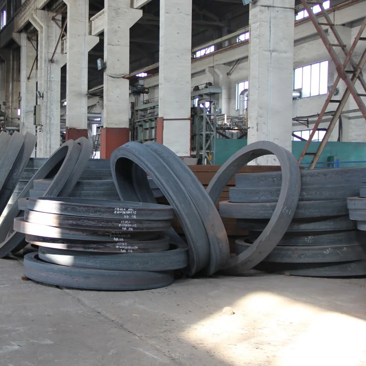 Oem Customized large diameter carbon steel forged ring stainless steel forging parts (1600331338339)