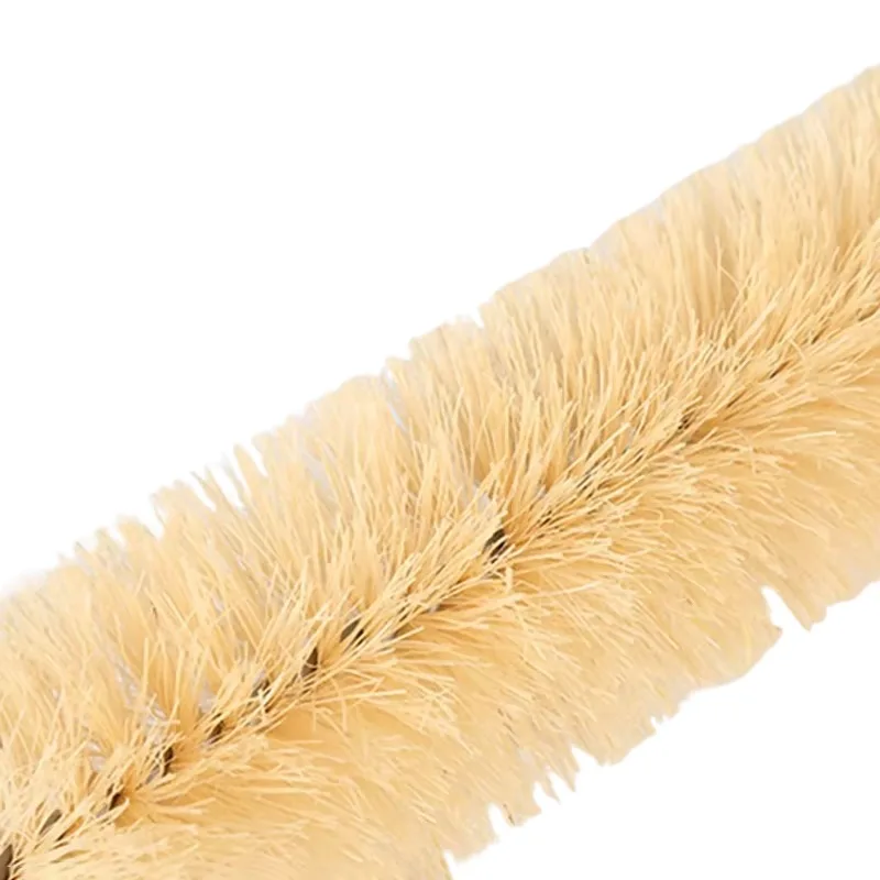 Premium Sisal Wheel Brush Wheel Rim and Engine Cleaning Brushes with Durable Wooden Handle for Effective Auto Detail