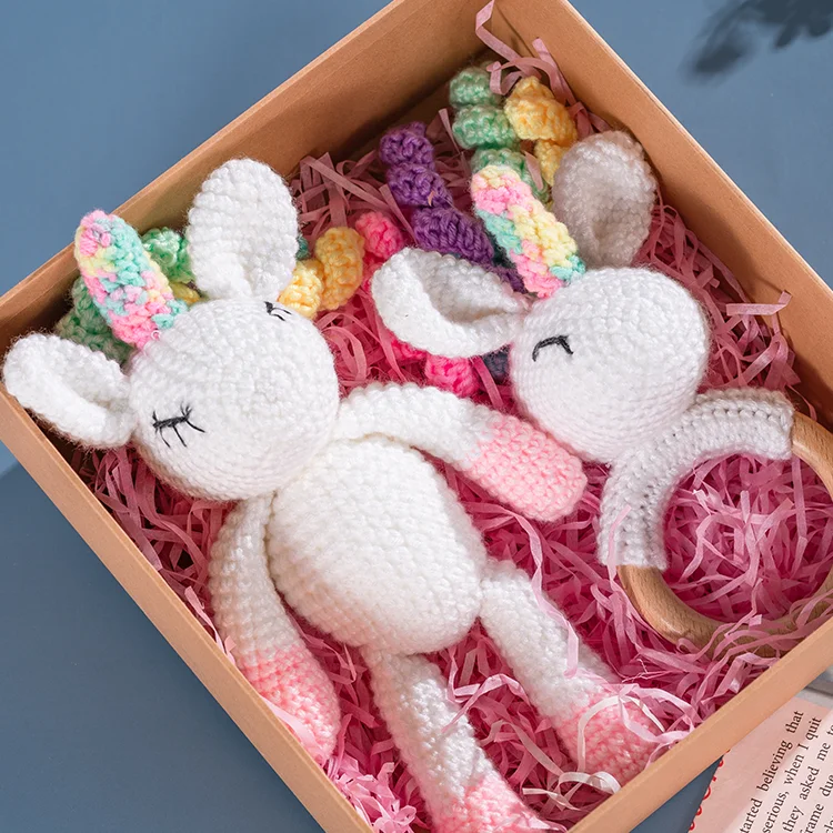 2 in 1 Toys set  Baby Dolls Silicone Cute Soft Babies Doll Fashion Bebe Reborn Dolls Teething toys Baby Wooden Rattle Set