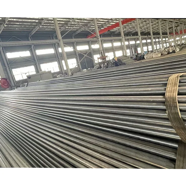 Factory price Q235 Q355 0.5mm thickness carbon steel welded pipe Galvanized Coating Round Shape for outdoor construction